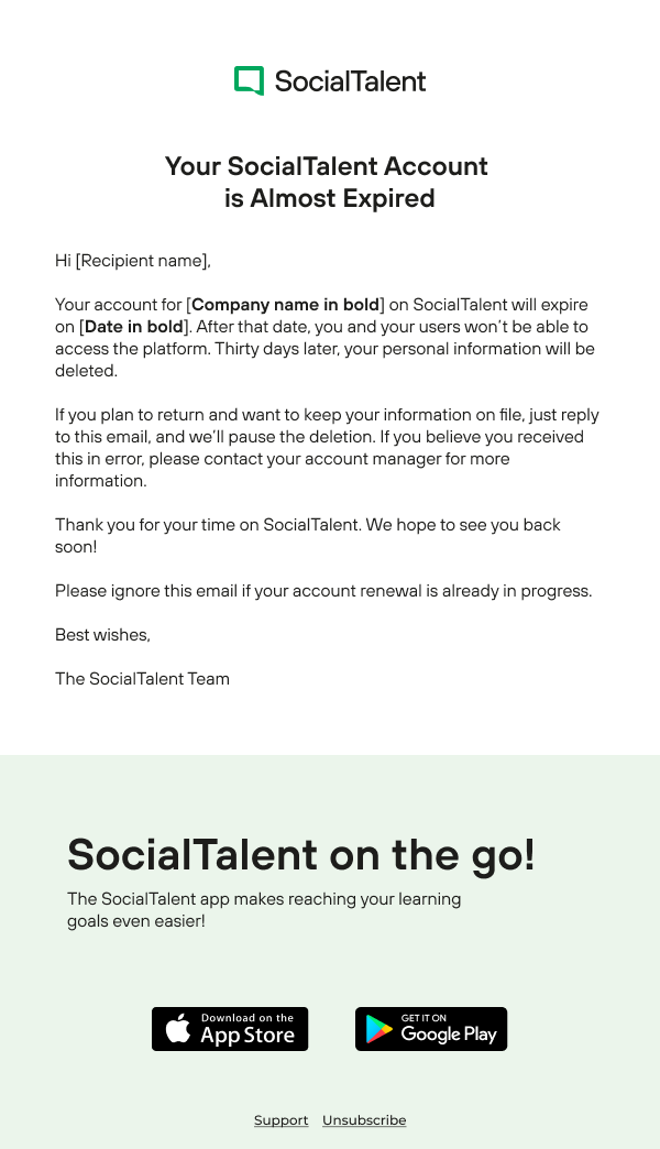 Your SocialTalent Account  is Almost Expired04.png