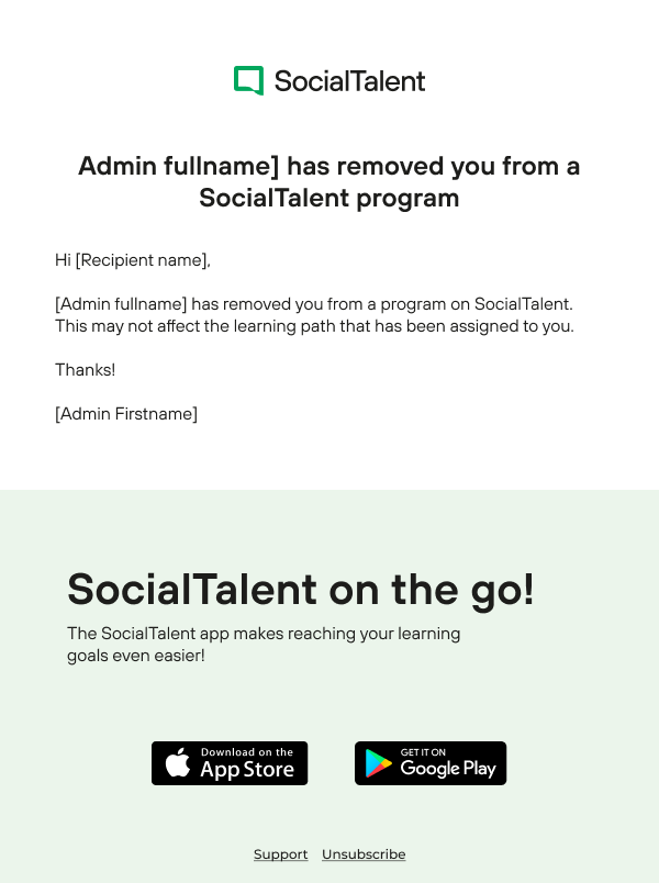 Admin fullname] has removed you from a SocialTalent program12.png